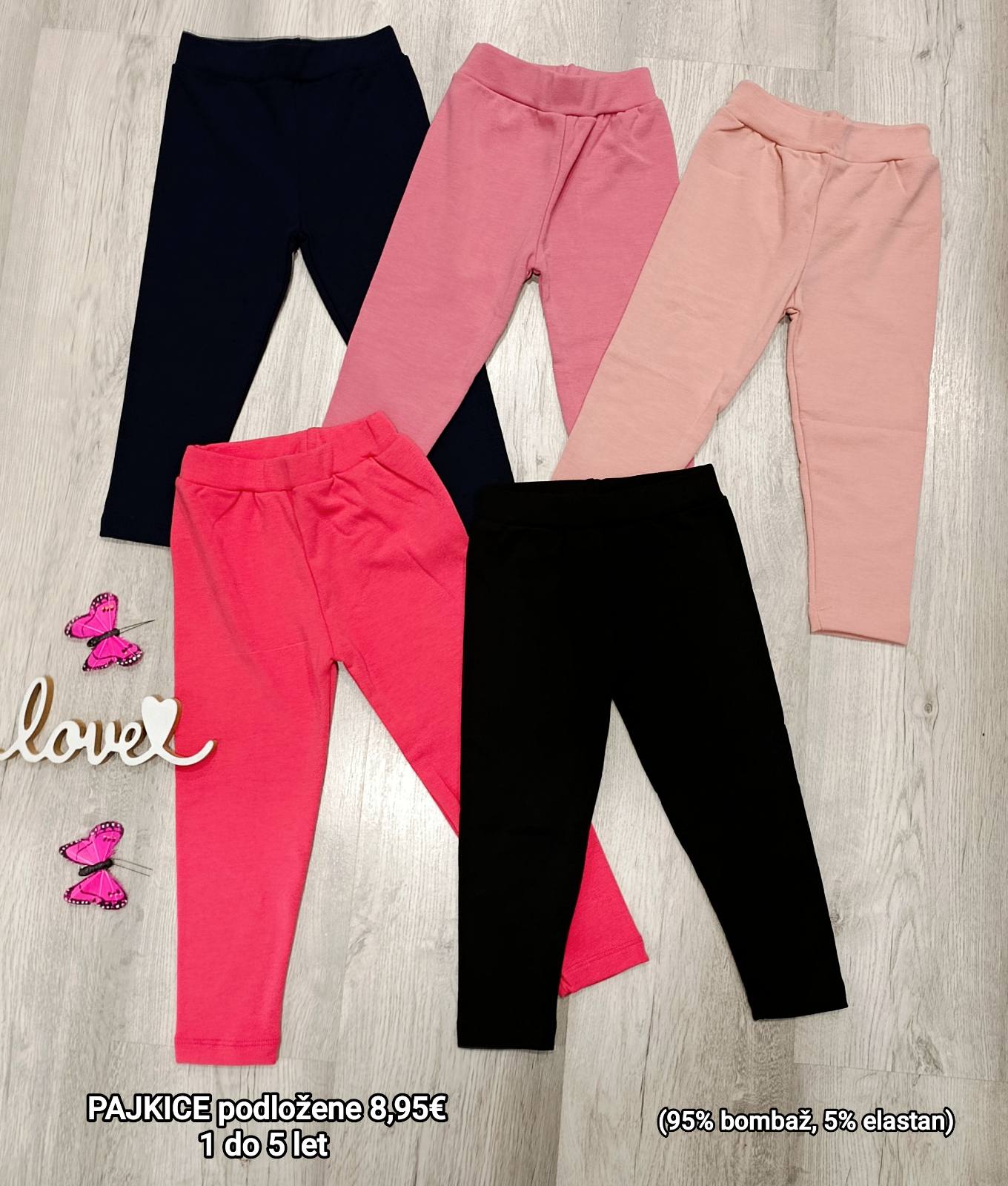 Pajkice podložene (1-5 let)