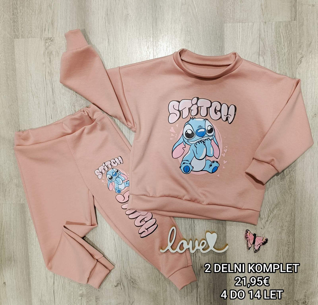 Stitch dekliški 2-delni komplet (4–14 let)
