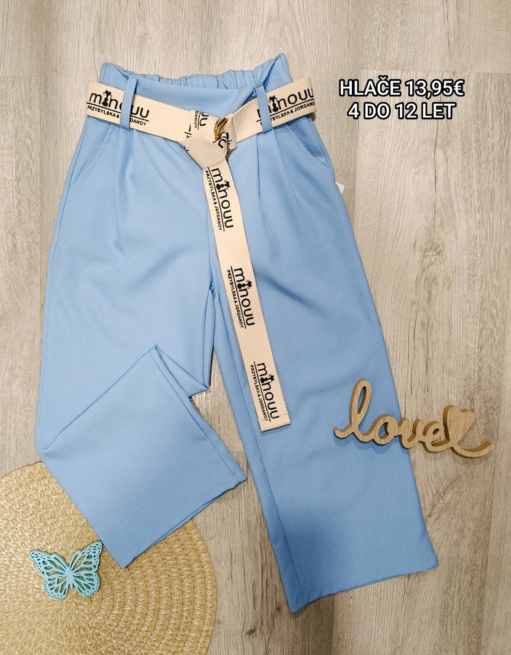 Modre deklišče hlače