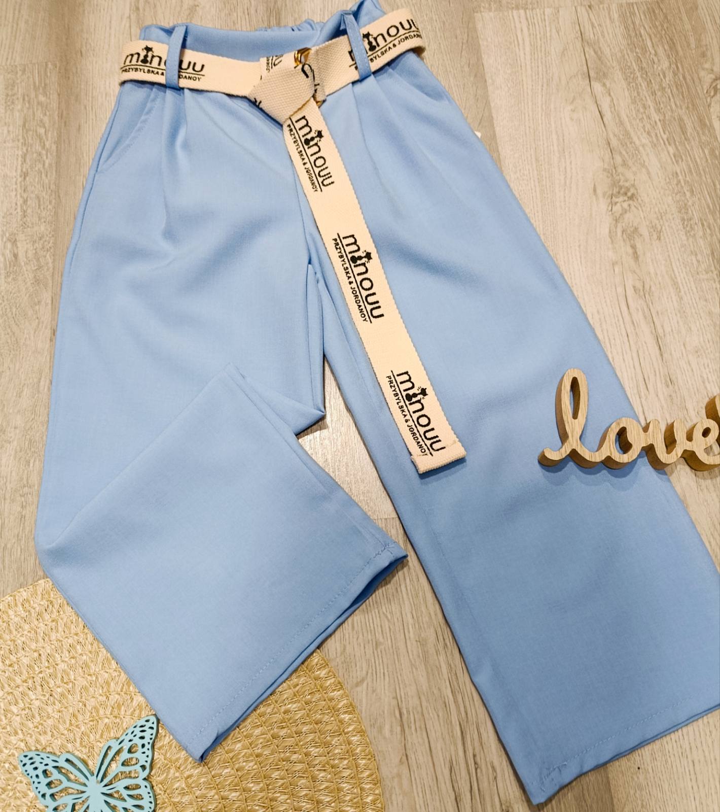 Modre deklišče hlače