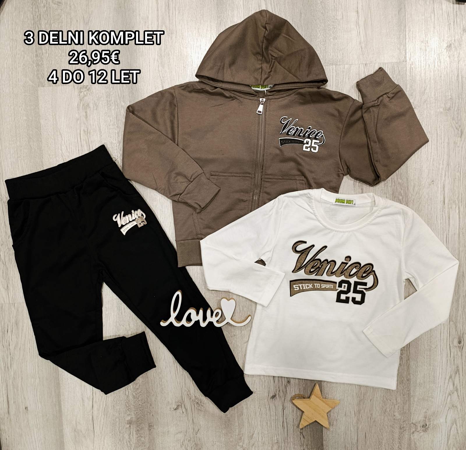 Fantovski komplet -3 delni