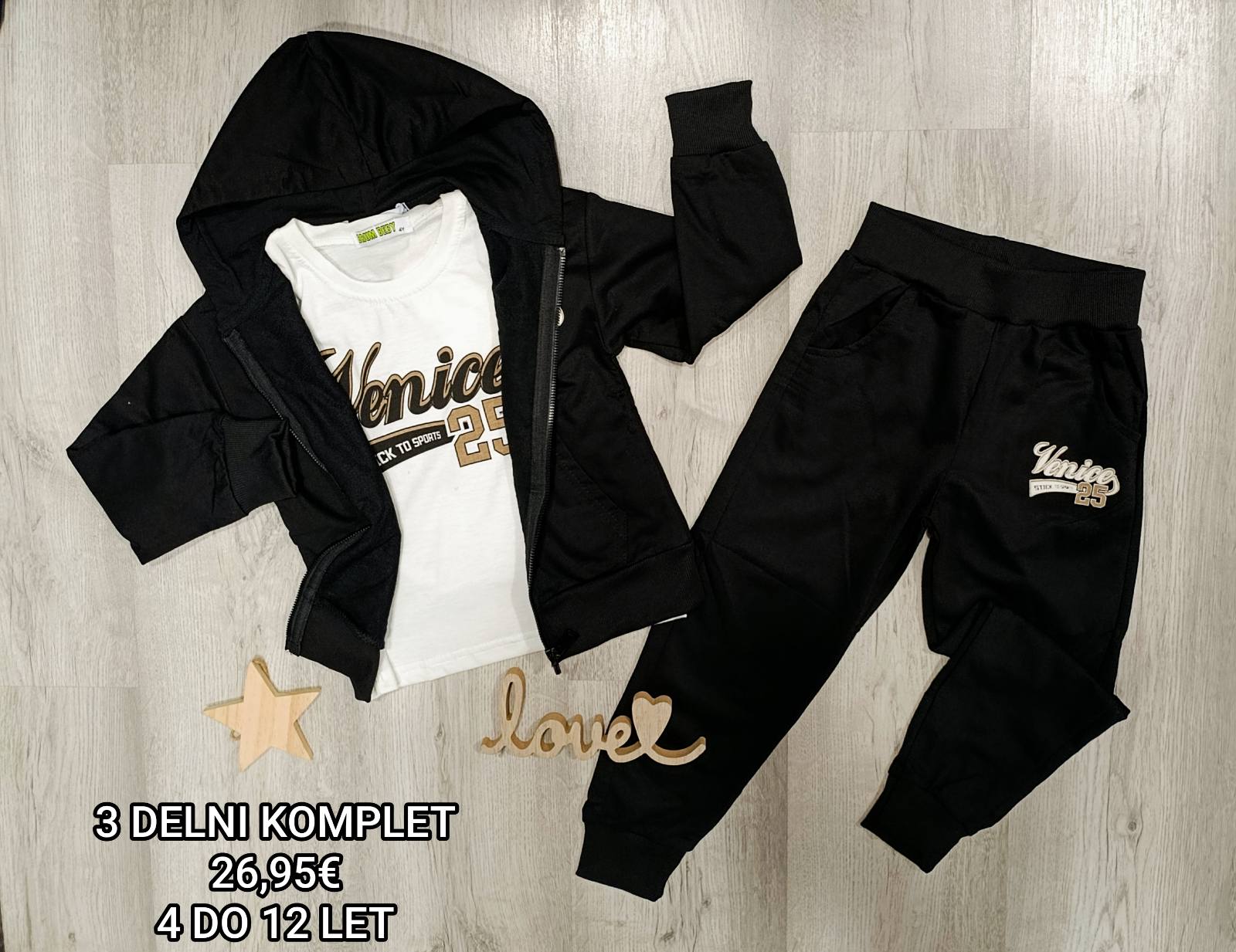 Fantovski komplet -3 delni