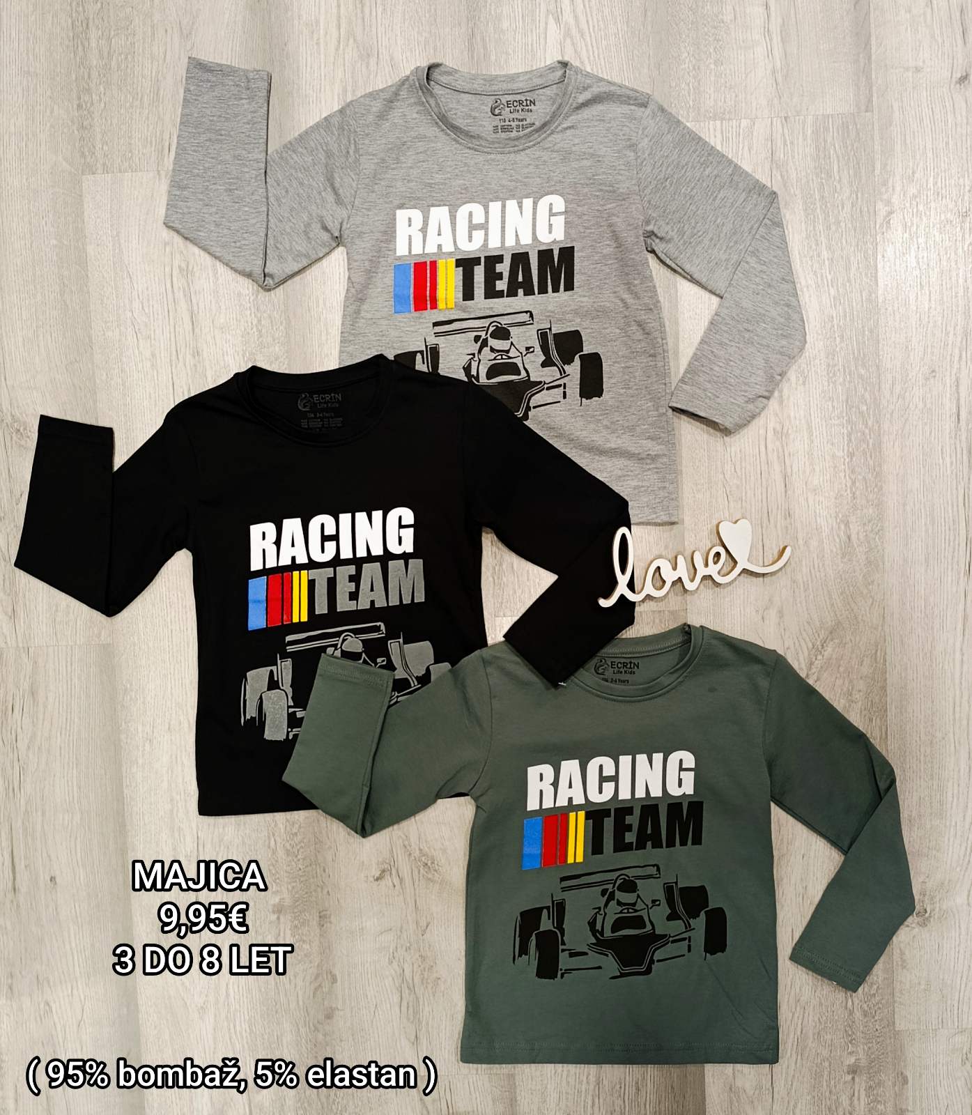 Fantovska majica “Racing Team”