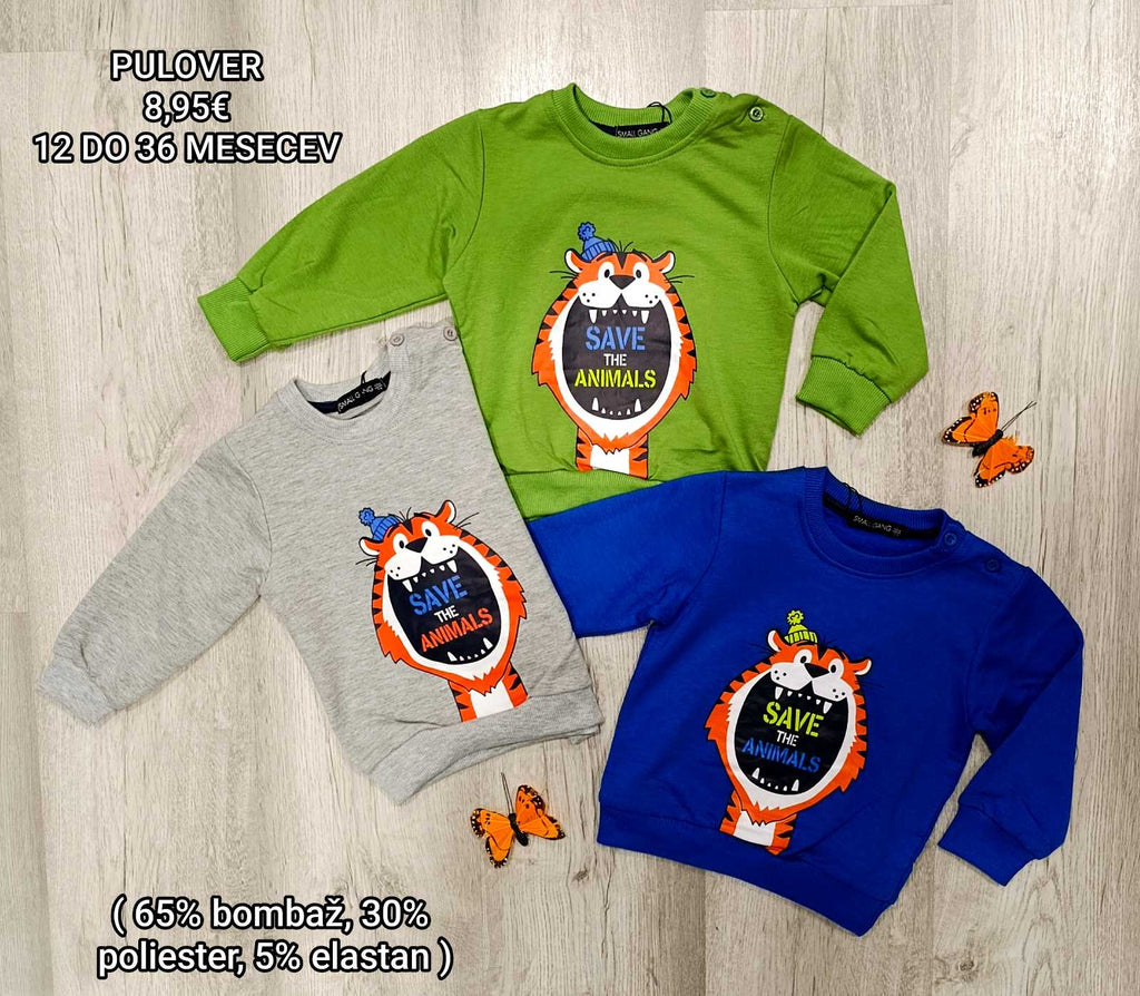 Fantovski pulover Tiger 1-3