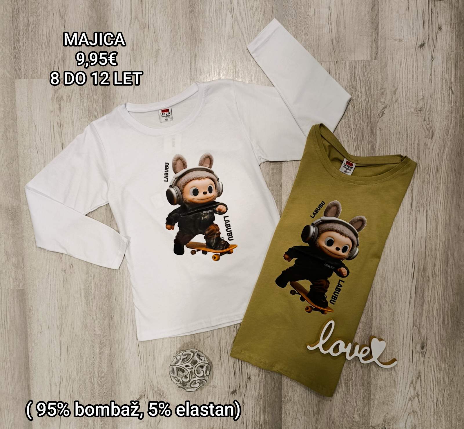 Fantovska majica Labubo