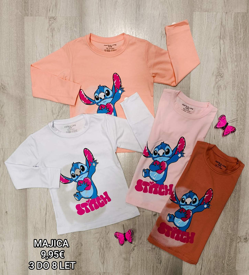 Dekliška majica Stich 3-8