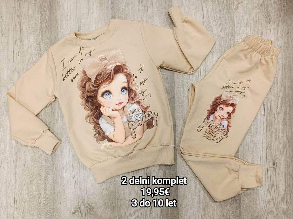 Dekliški 2 delni komplet - Girl B