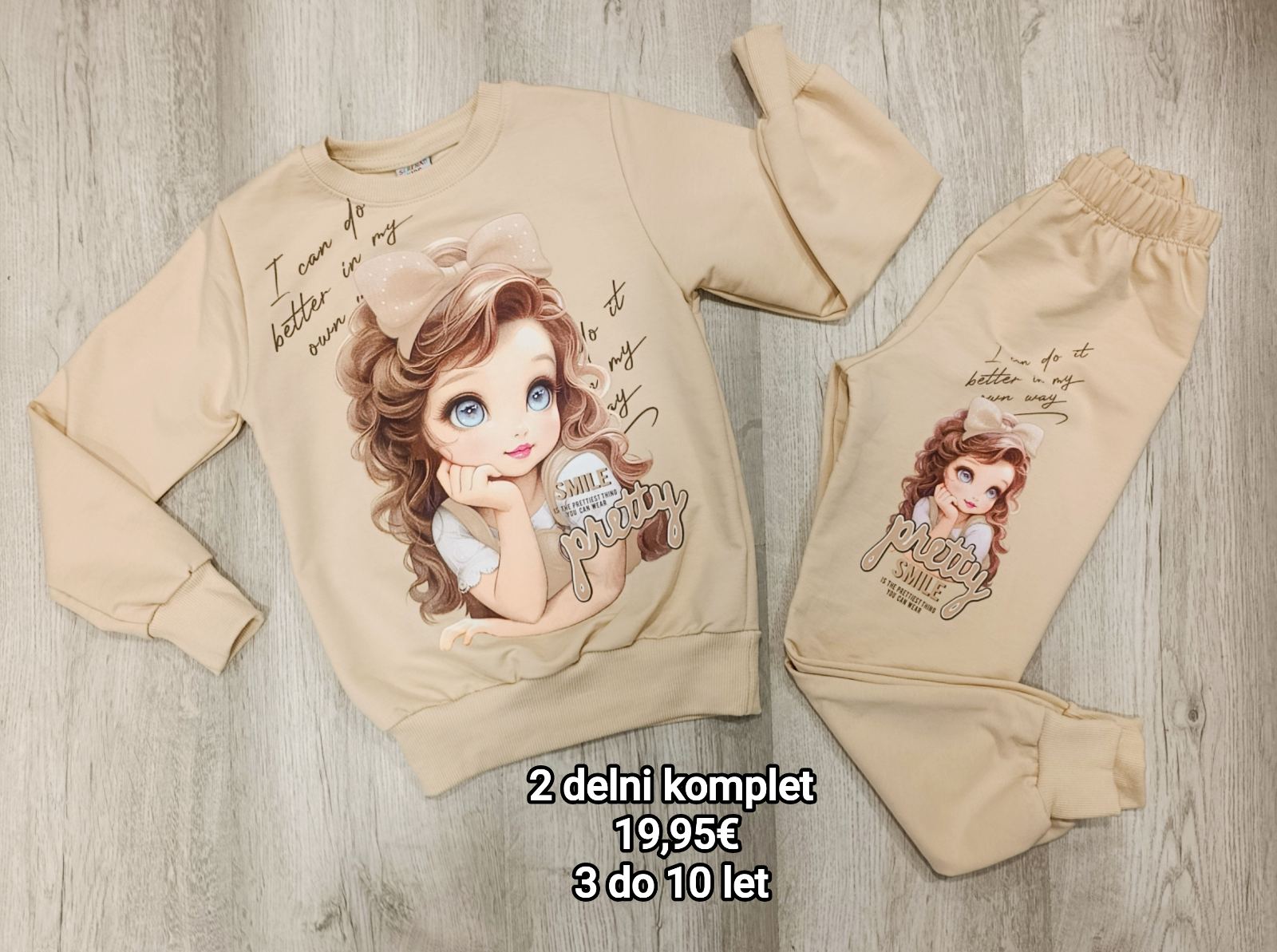 Dekliški 2 delni komplet - Girl B