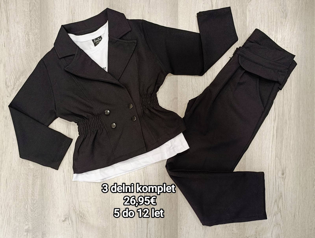 Dekliški 3 delni komplet