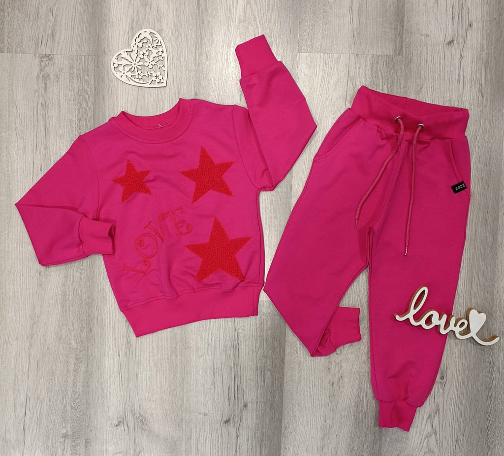 Dekliški 2 delni komplet - zvezda