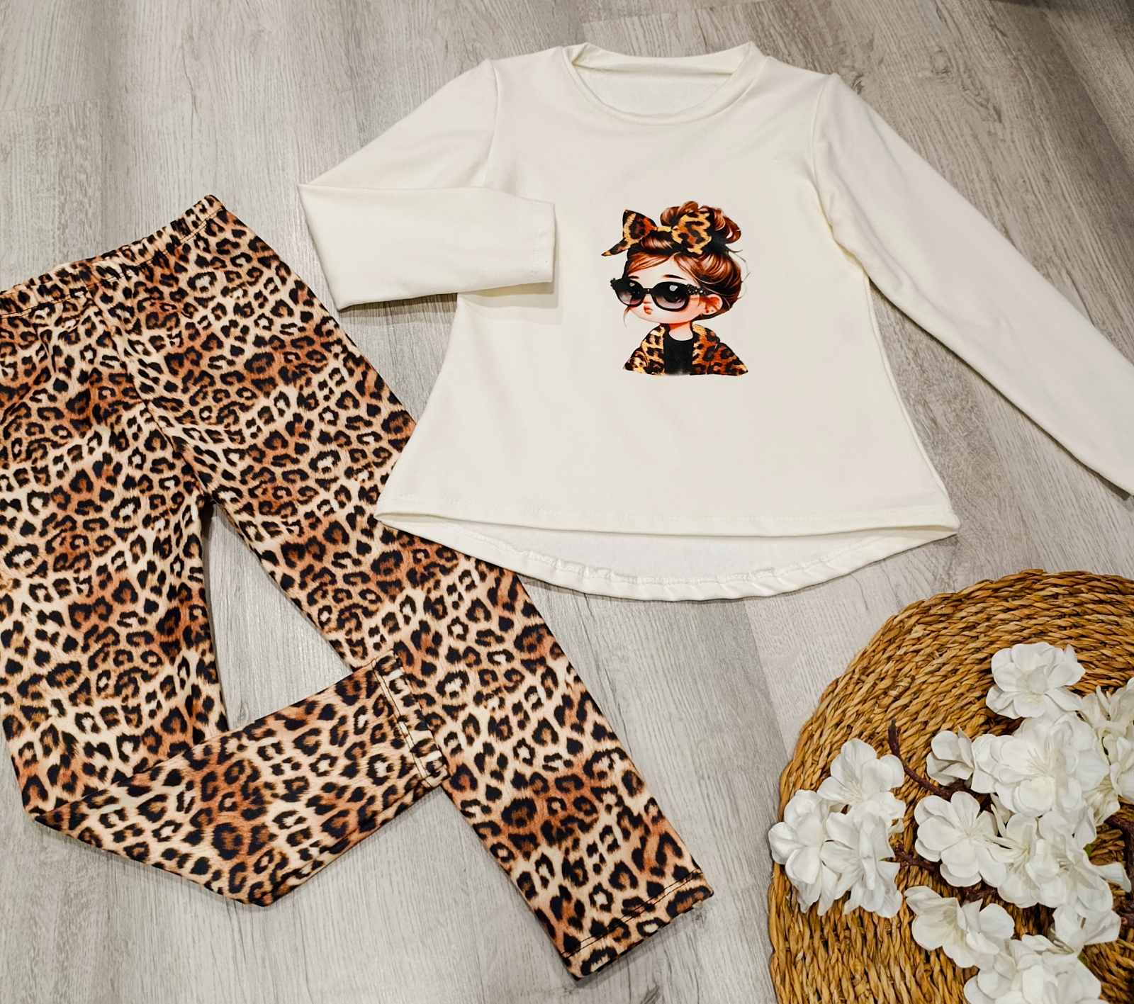 Dekliški 2 delni komplet punca