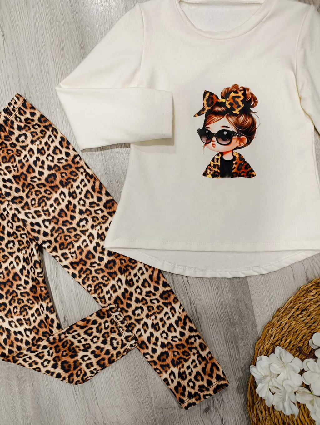 Dekliški 2 delni komplet punca