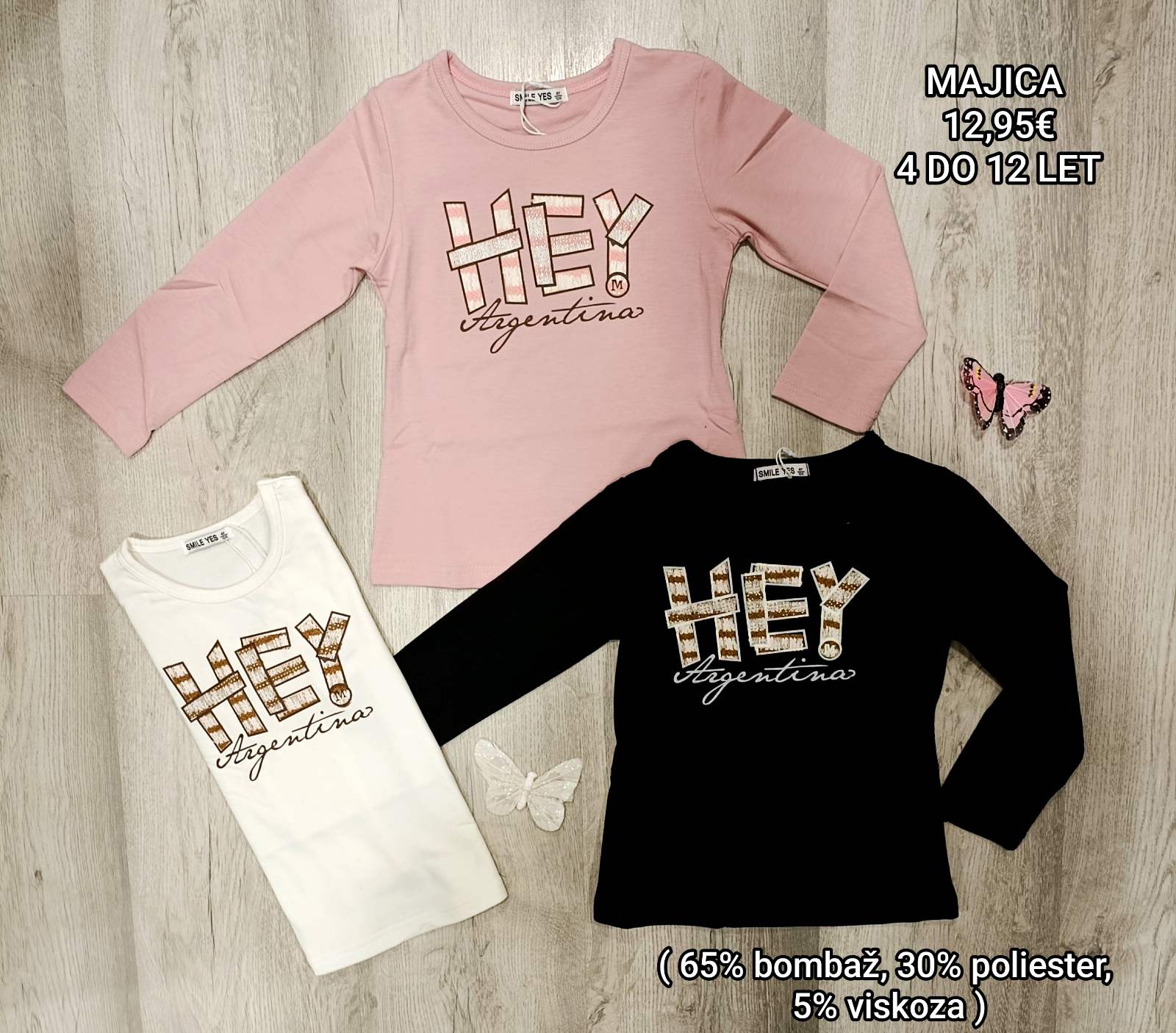 Dekliška majica 4-12