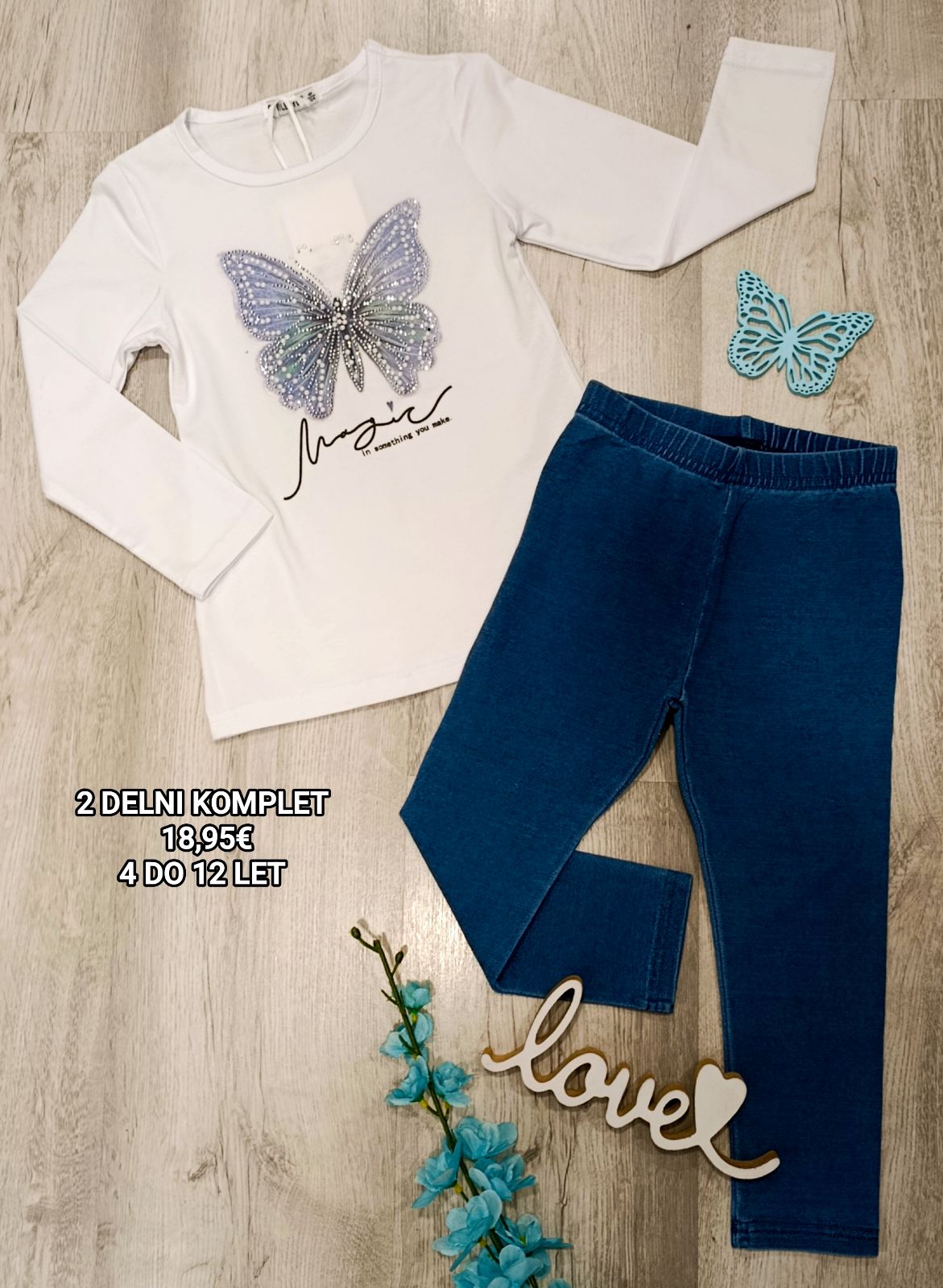 Dekliški 2 delni komplet