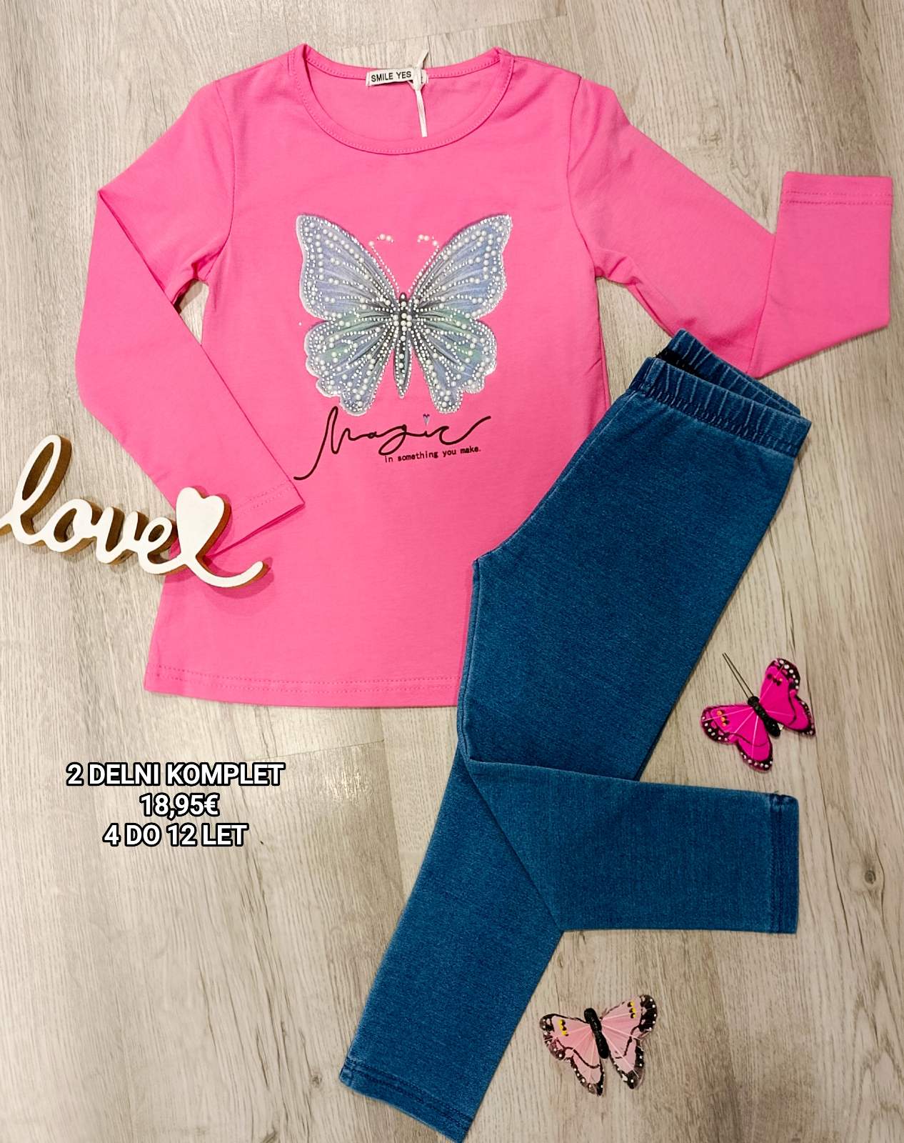 Dekliški 2 delni komplet