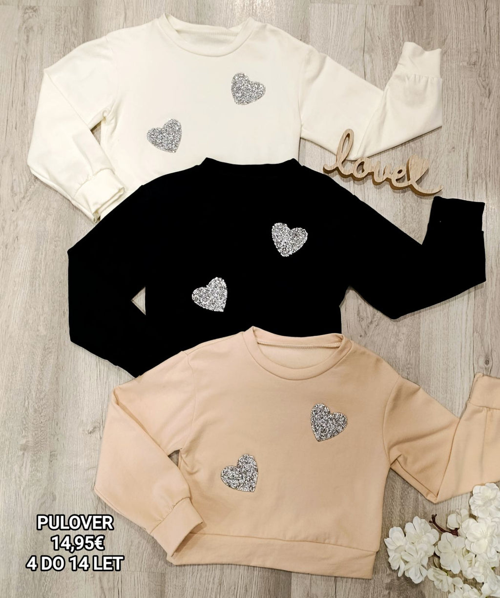 Dekliški pulover 4-14