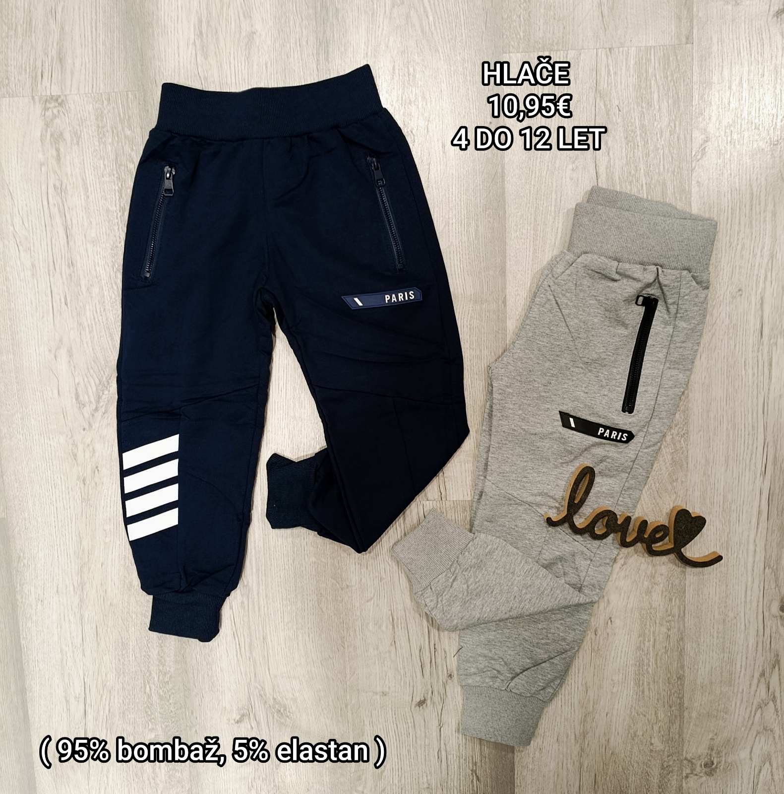 Fantovske hlače 4-12 let