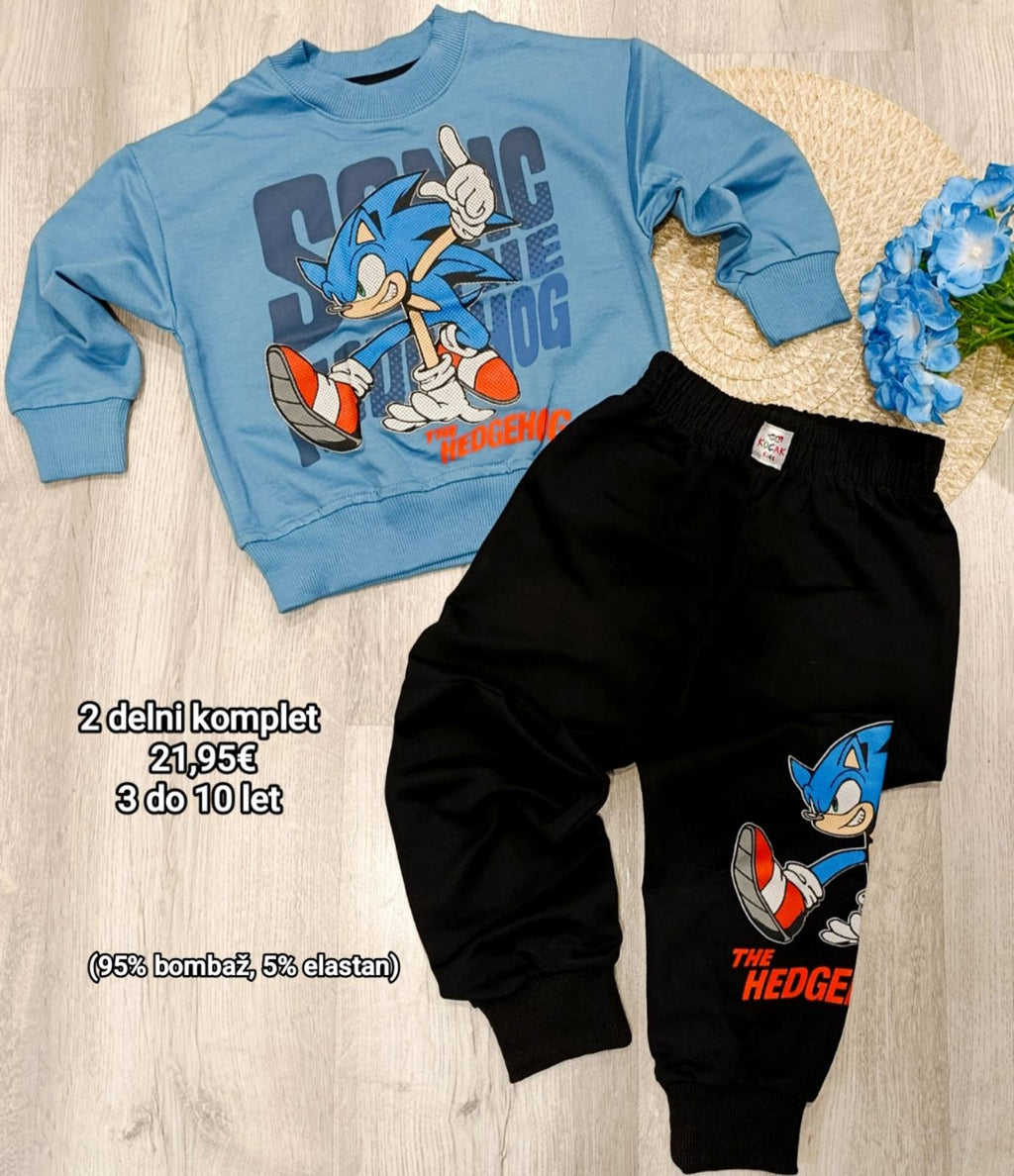 2 delni komplet Sonic-blue