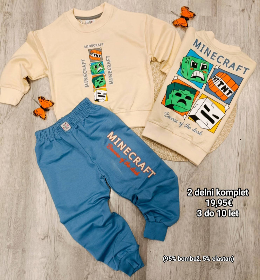 2 delni komplet Minecraft-moder