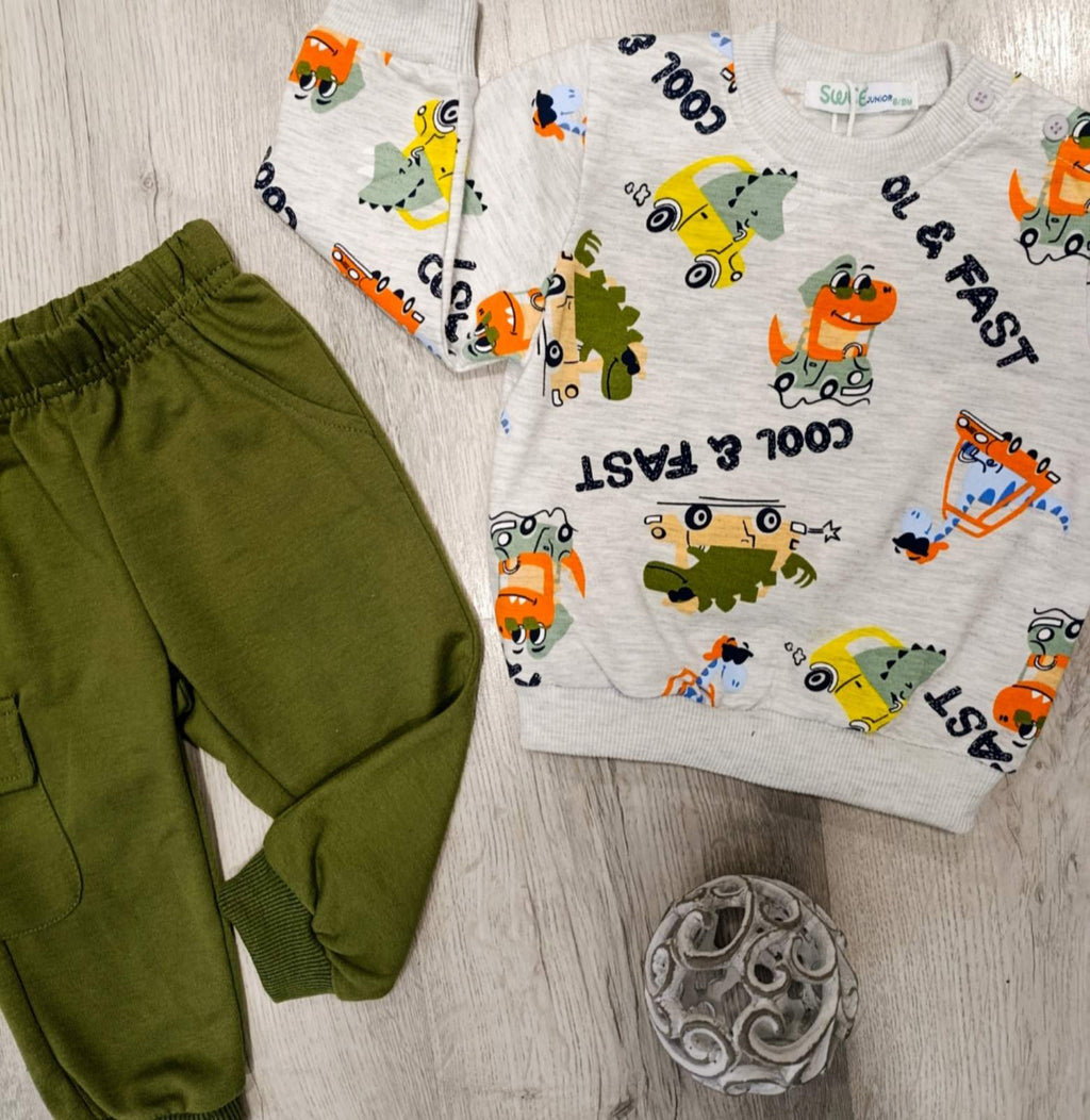 2 delni komplet-cool and fast siv