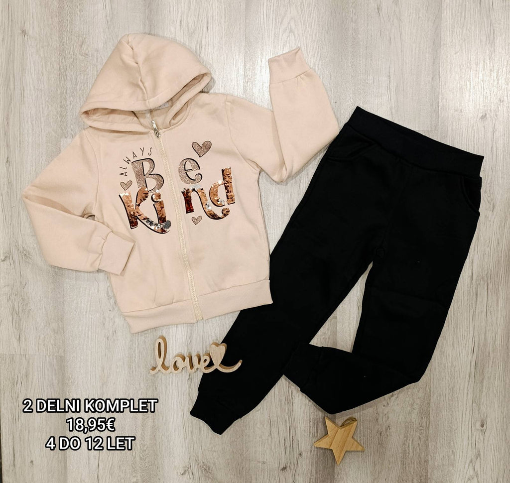 Dekliški dvodelni kompleti BeKind - 4-12 let