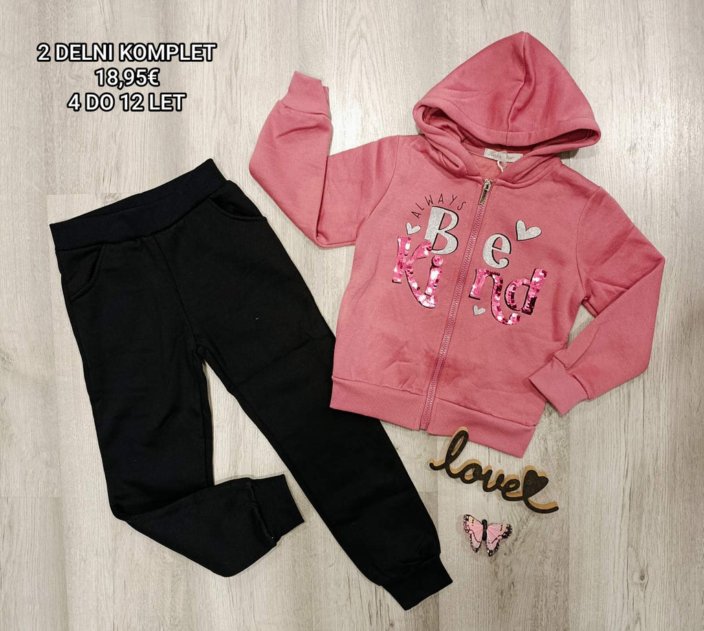 Dekliški dvodelni kompleti BeKind - 4-12 let
