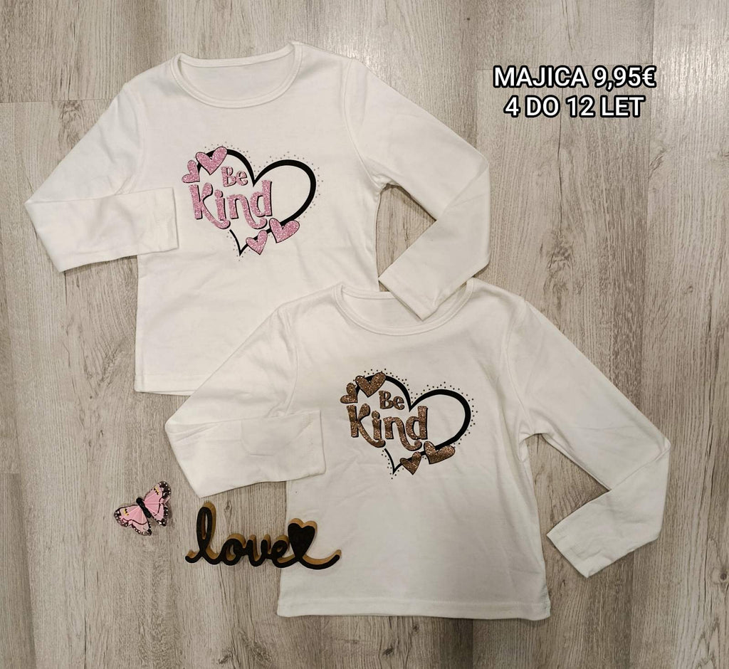 Dekliška majica BeKind 4-12