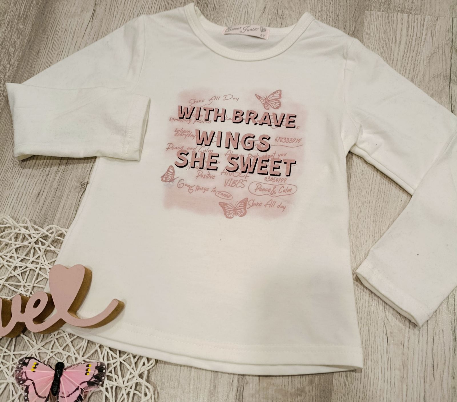 Dekliška majica Butterfly 4-12