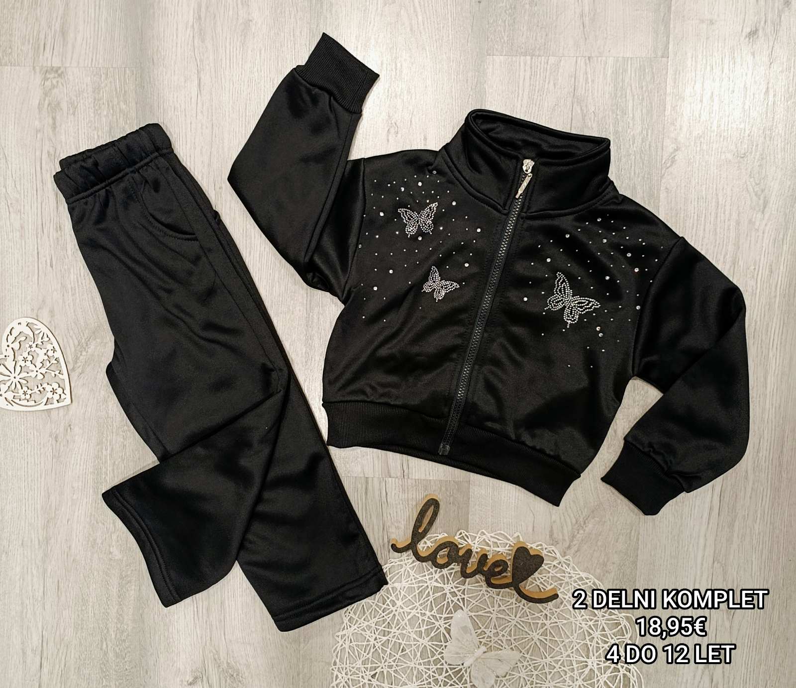 Dekliški dvodelni kompleti - 4-12 let