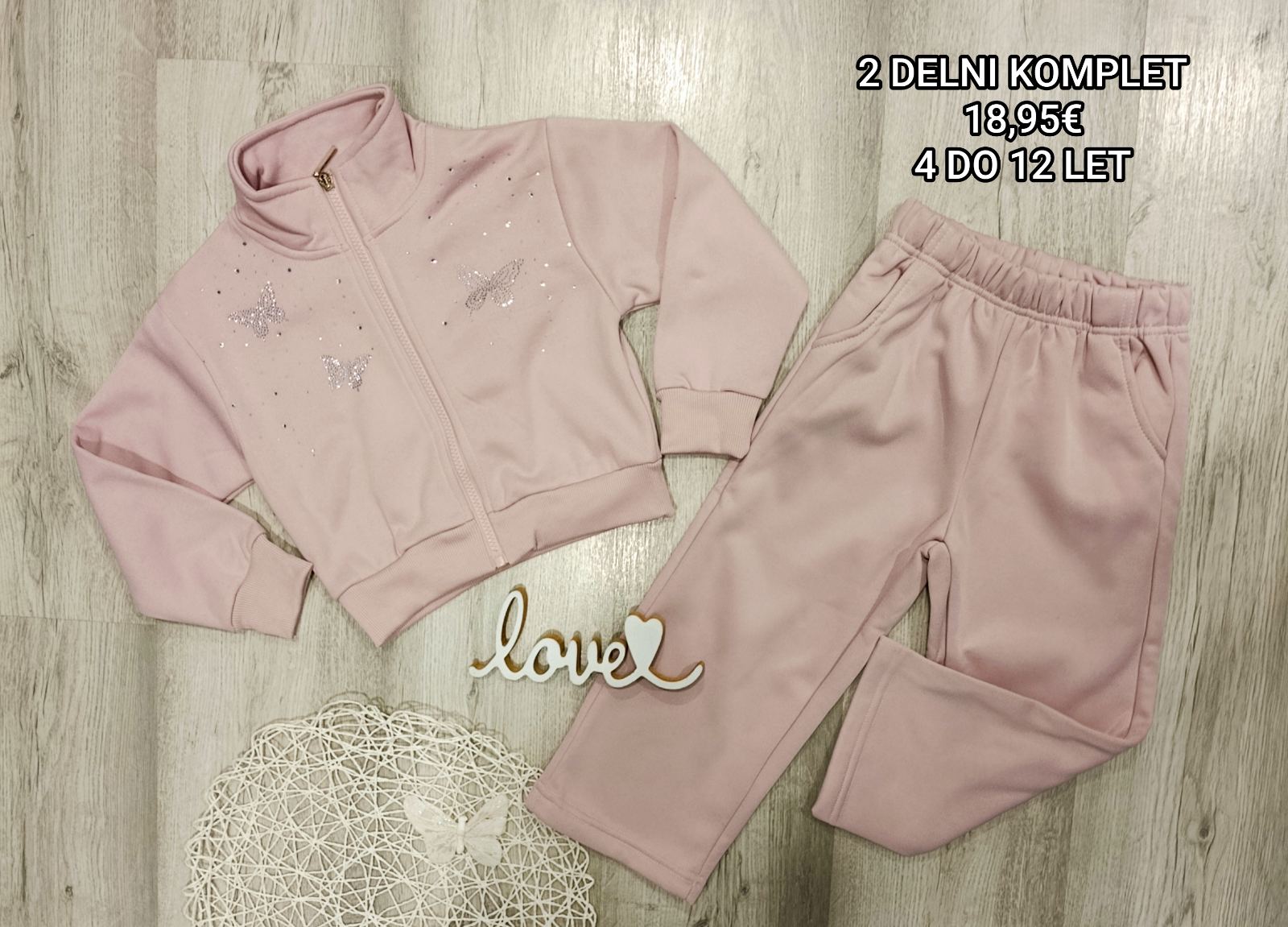 Dekliški dvodelni kompleti - 4-12 let