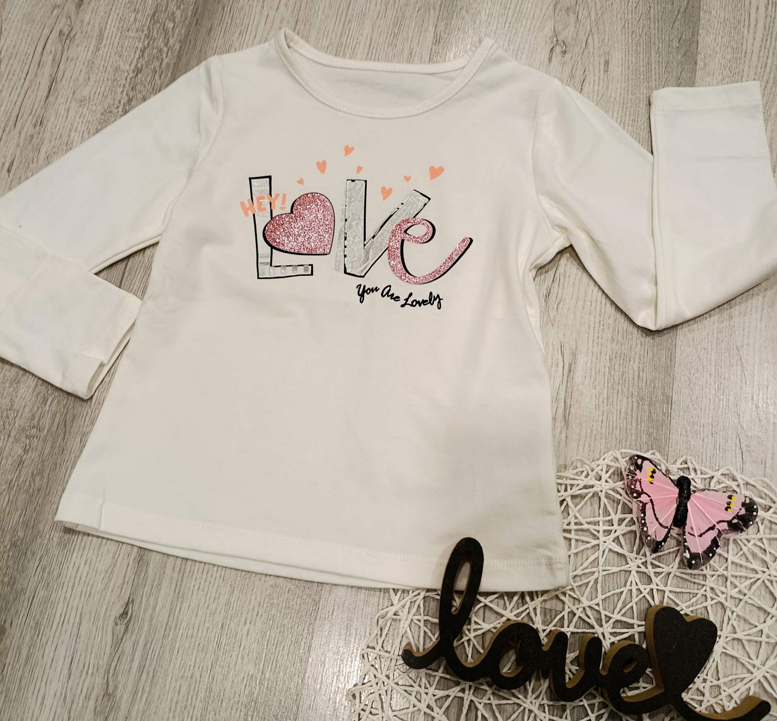 Dekliška majica Love 4-12