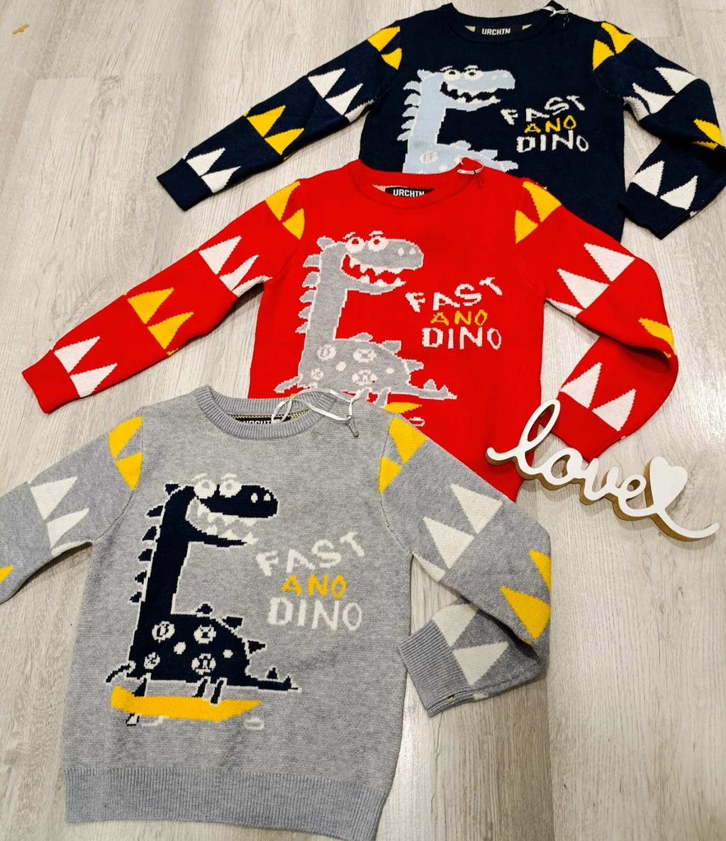 Fantovski pulover-Fast Dino