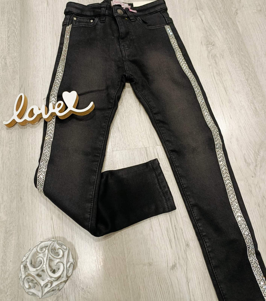 Dekliške kavbojke-podložene