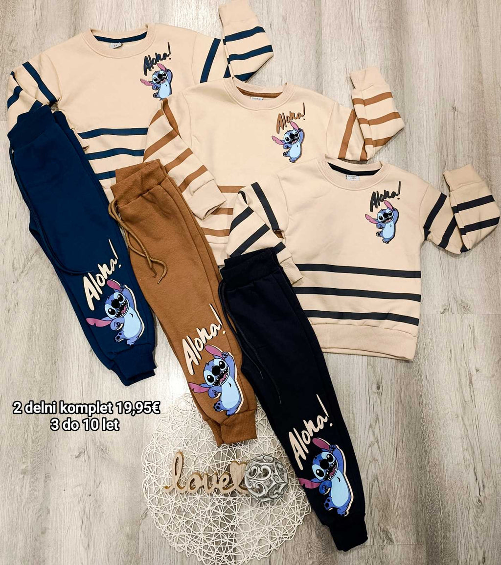 2 delni fantovski komplet- Stich