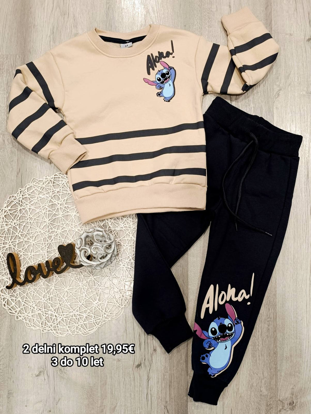 2 delni fantovski komplet- Stich