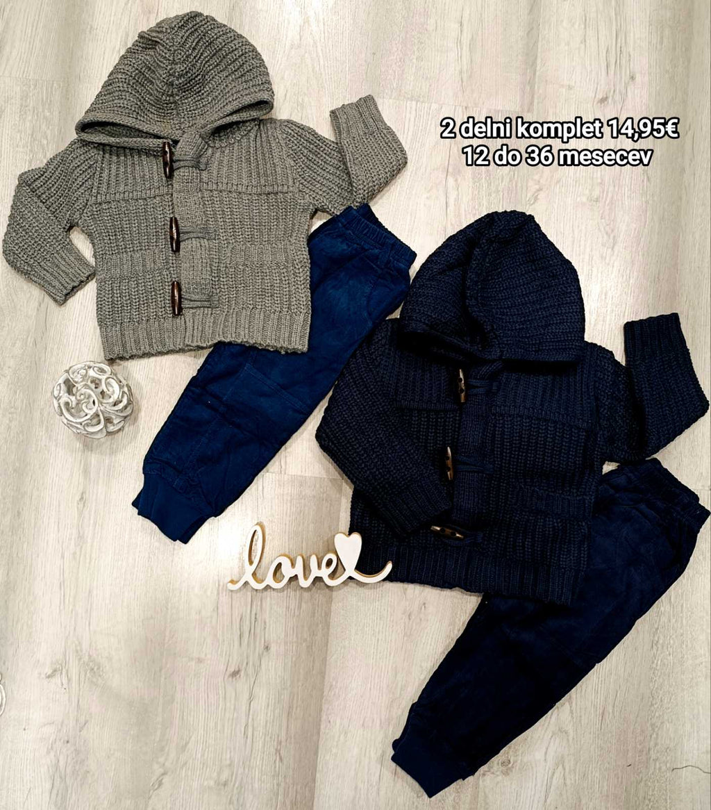 2 delni fantovski komplet (1-3 leta)