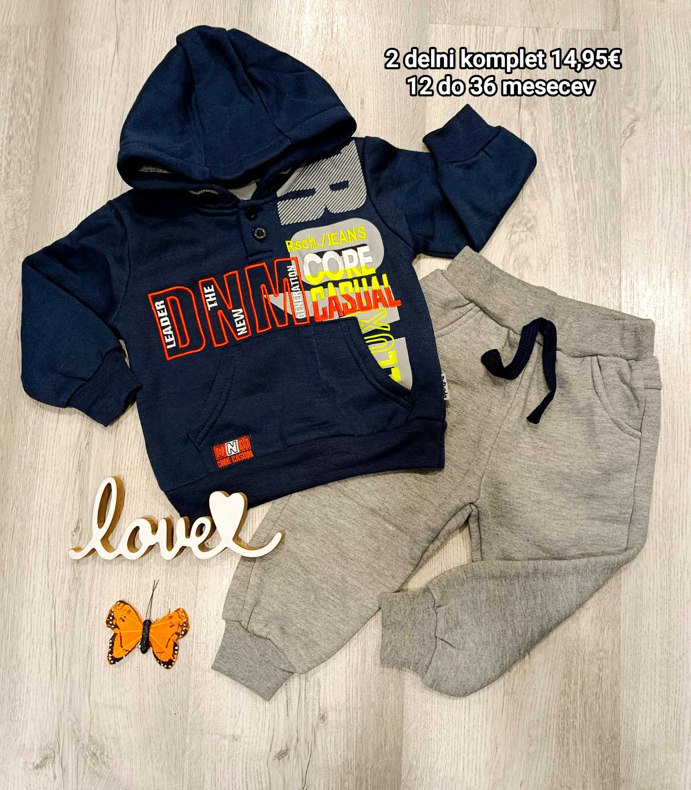 2 delni fantovski komplet (1-3 let)