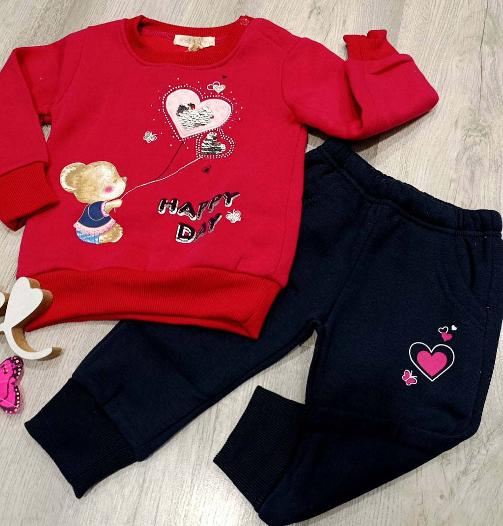 2 delni dekliški komplet (12-36 mesecev)