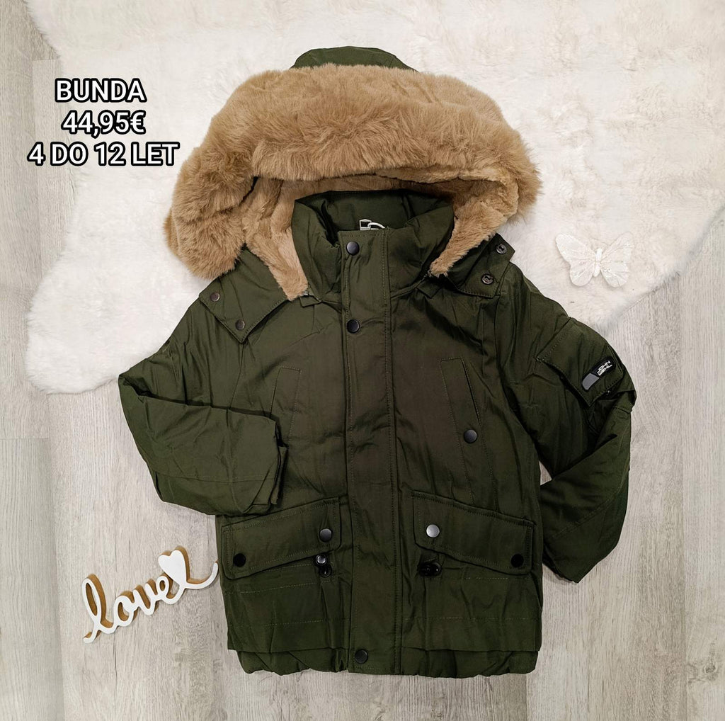 Fantovska zimska bunda + kapuca