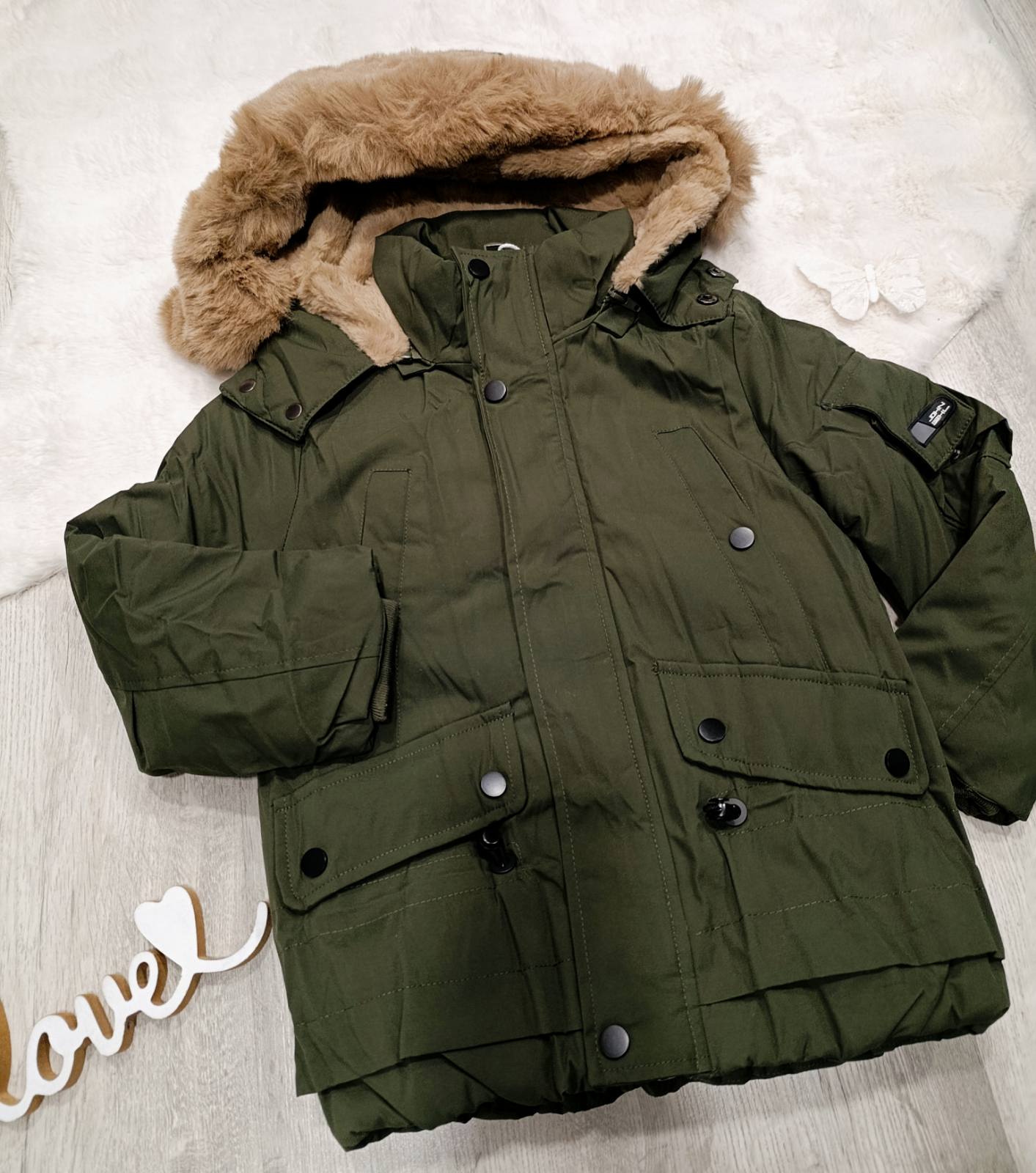 Fantovska zimska bunda + kapuca