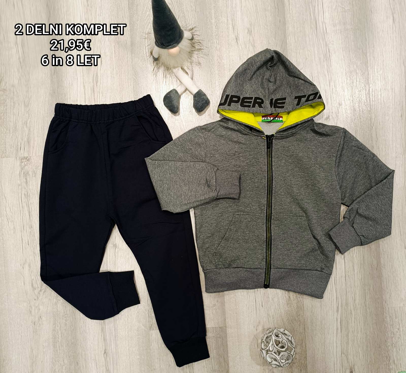 👉 Fantovski 2-delni komplet trenirka | Style X Kids