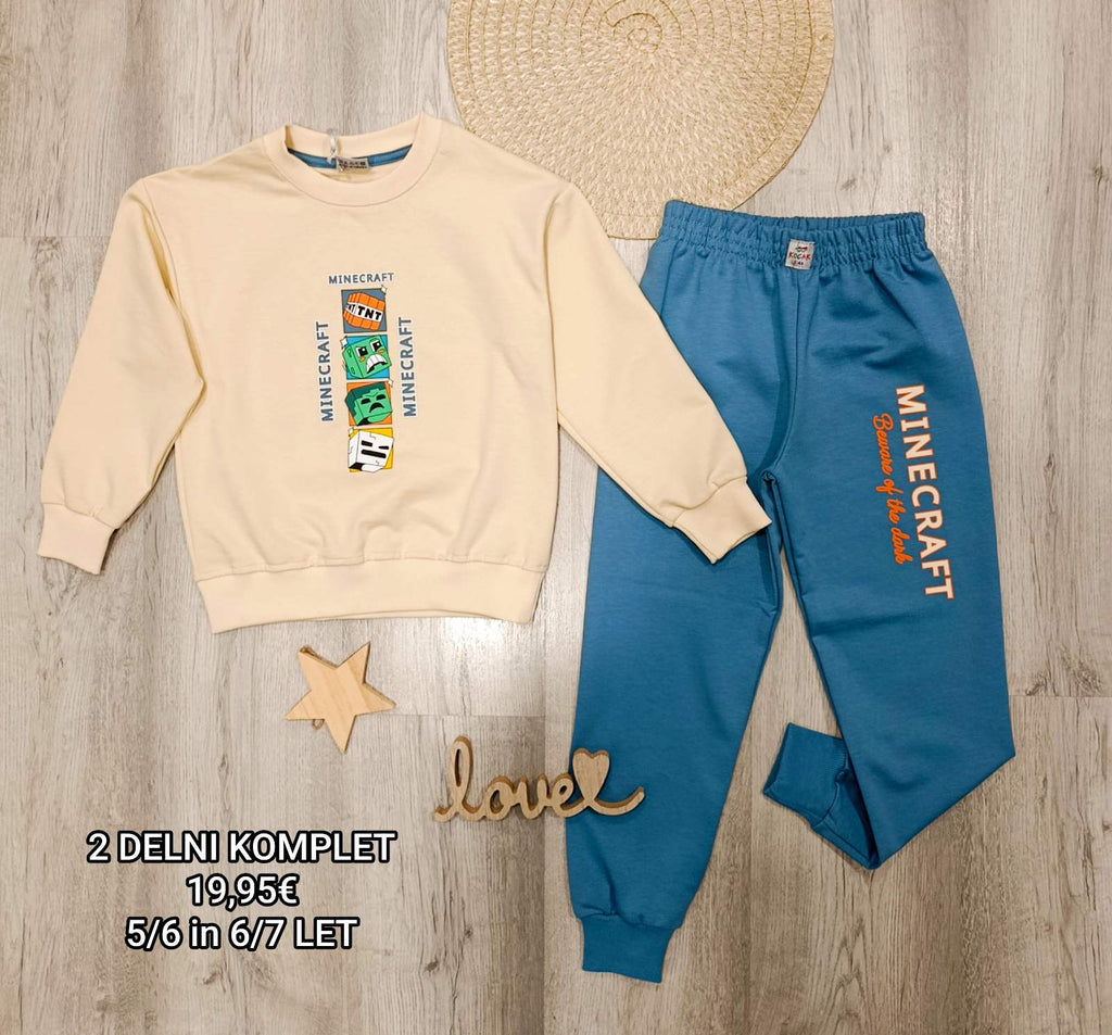 2 delni komplet Minecraft-moder