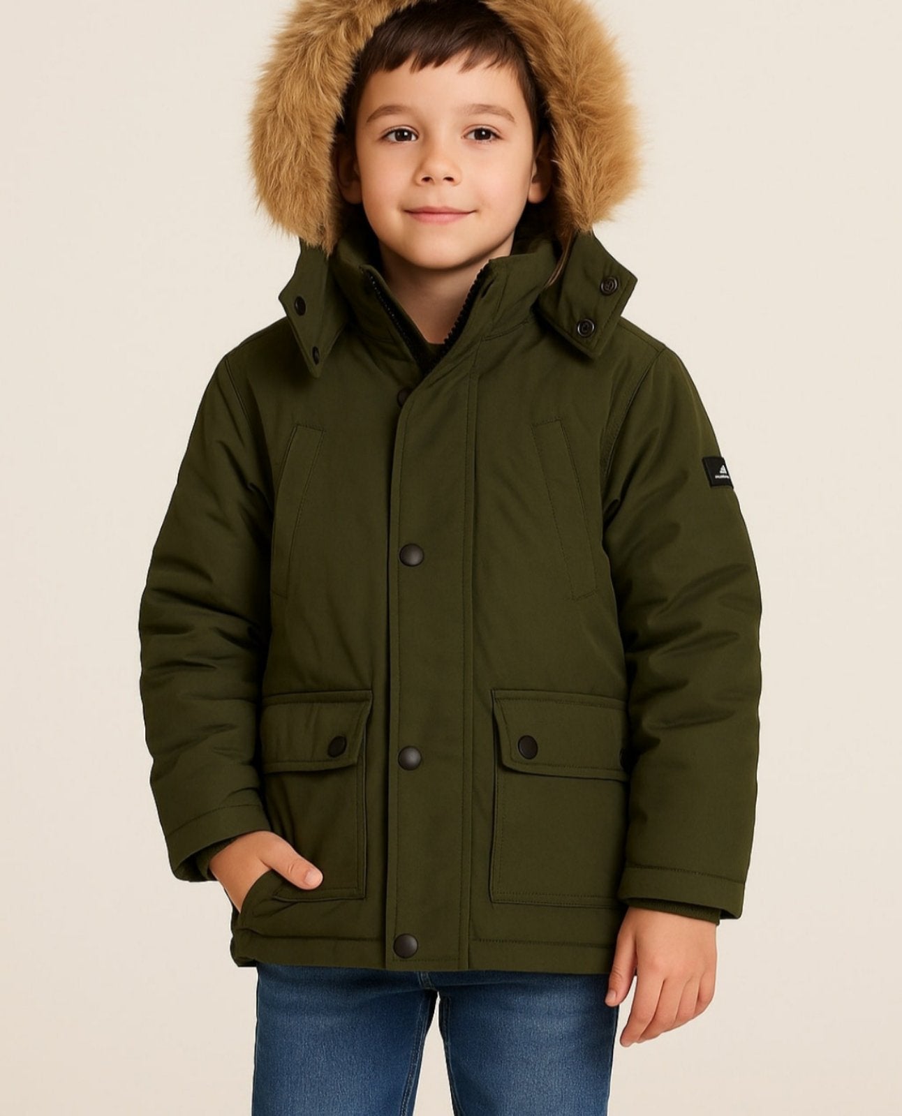 Fantovska zimska bunda + kapuca