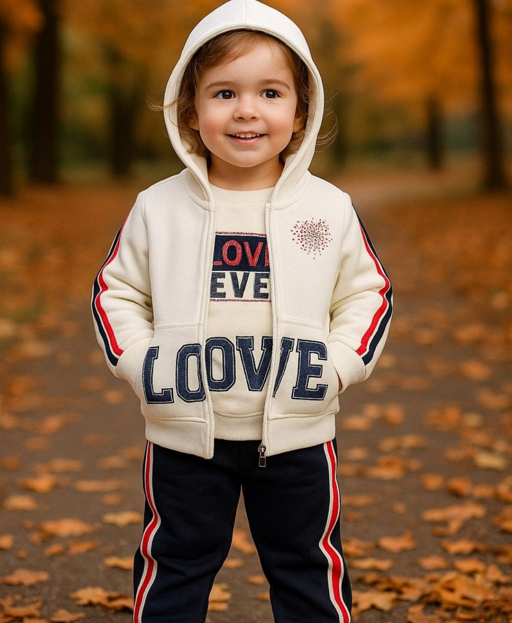 3 delni dekliški komplet (12-36 mesecev)