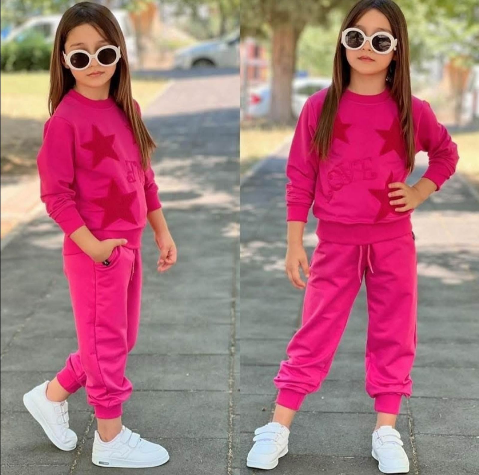 Dekliški 2 delni komplet - zvezda