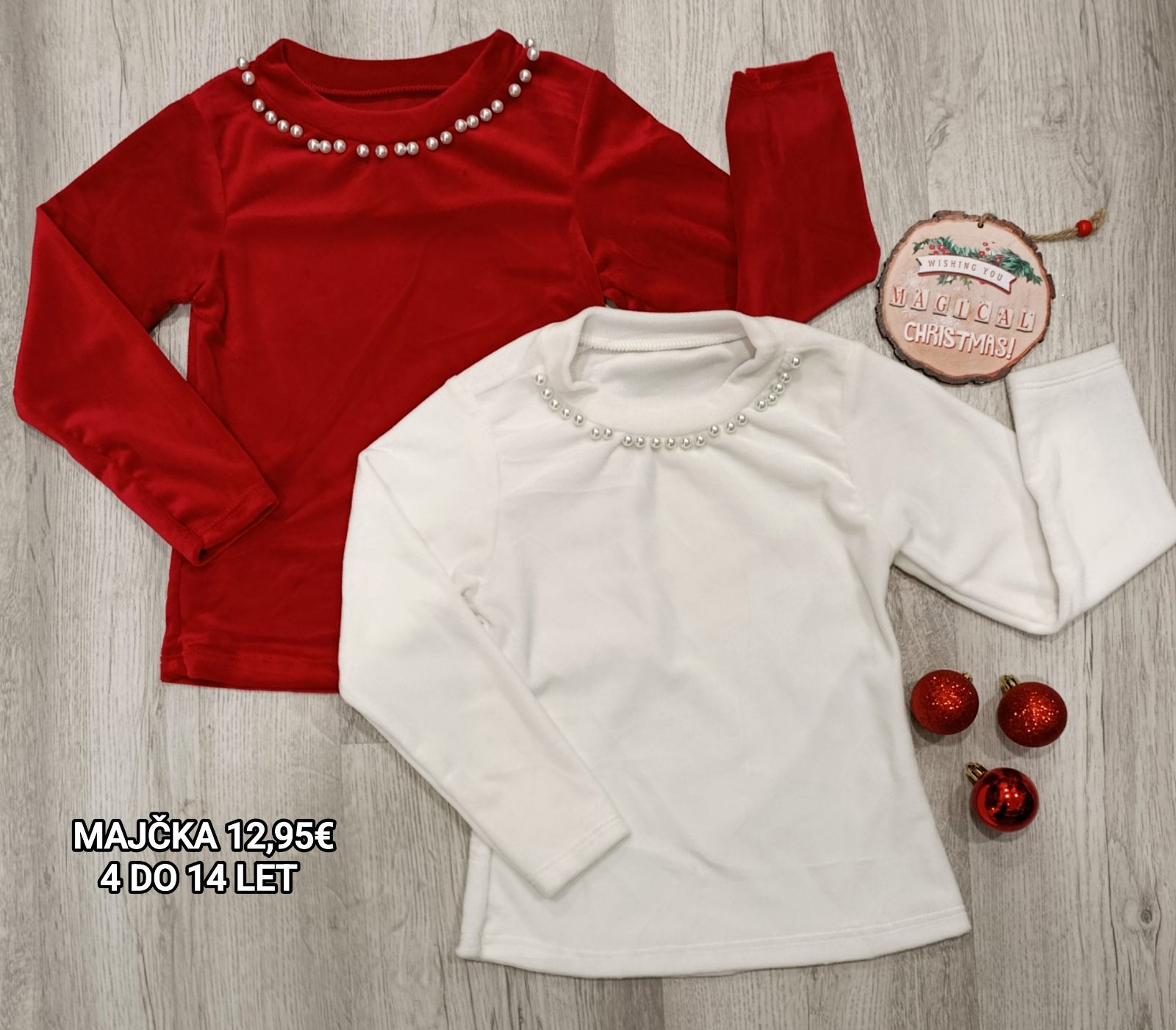Dekliška majica 4-14 let