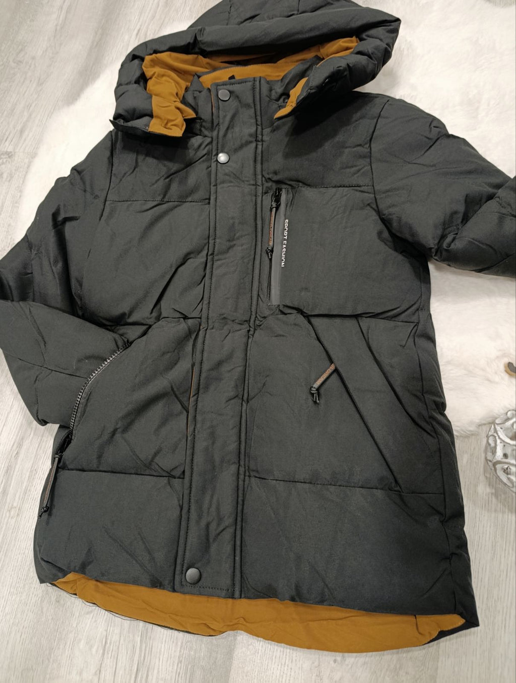 Fantovska zimska bunda + kapuca 8-16 let