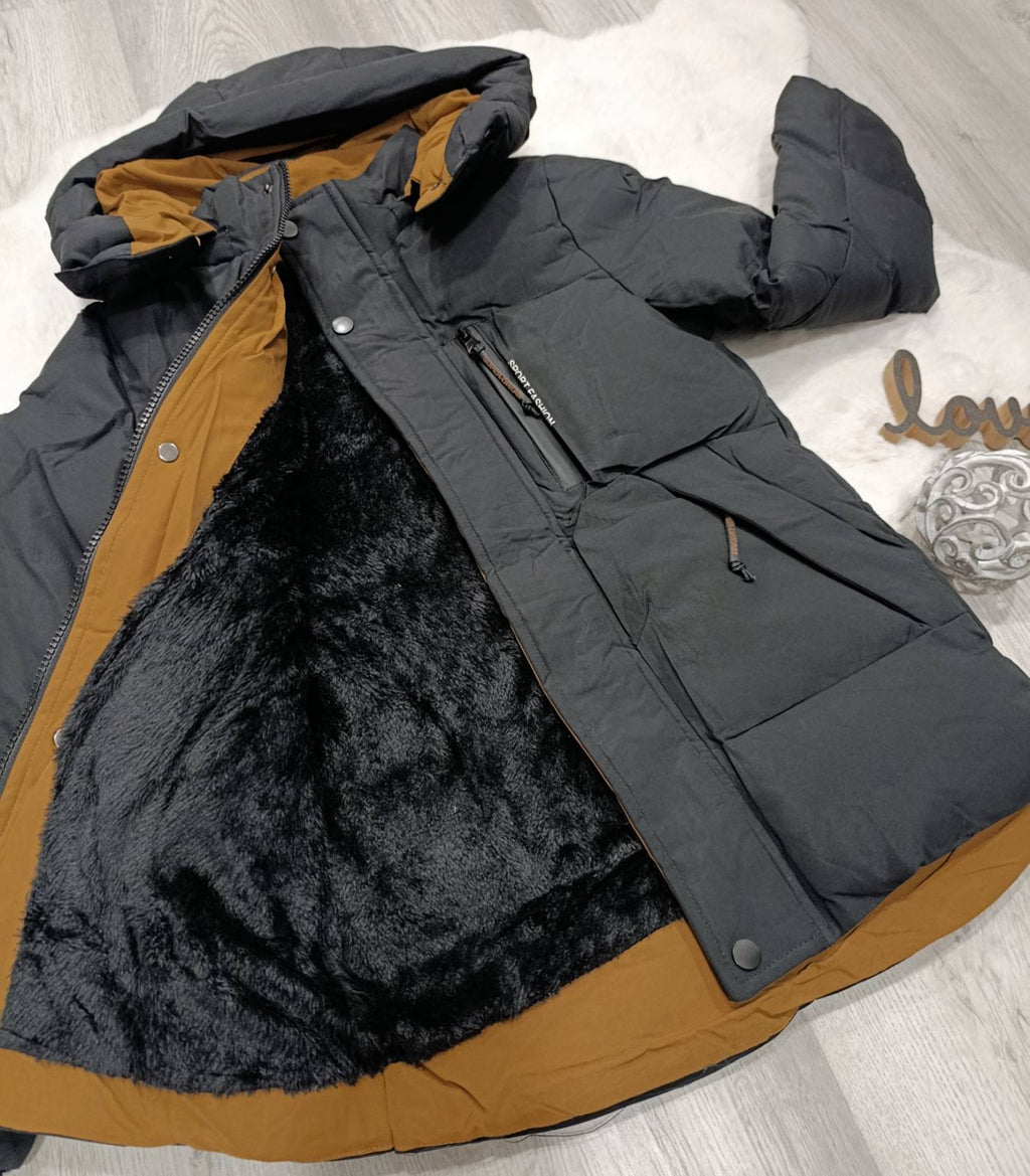 Fantovska zimska bunda + kapuca 8-16 let