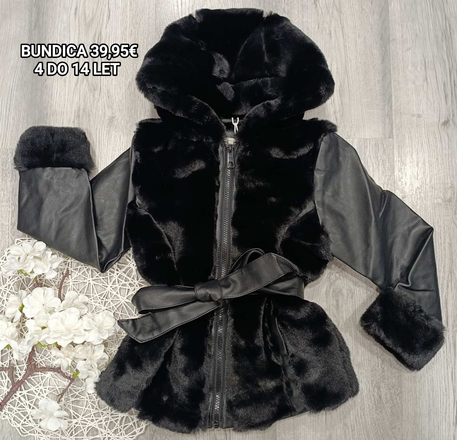 Dekliška zimska bunda 4-14 let