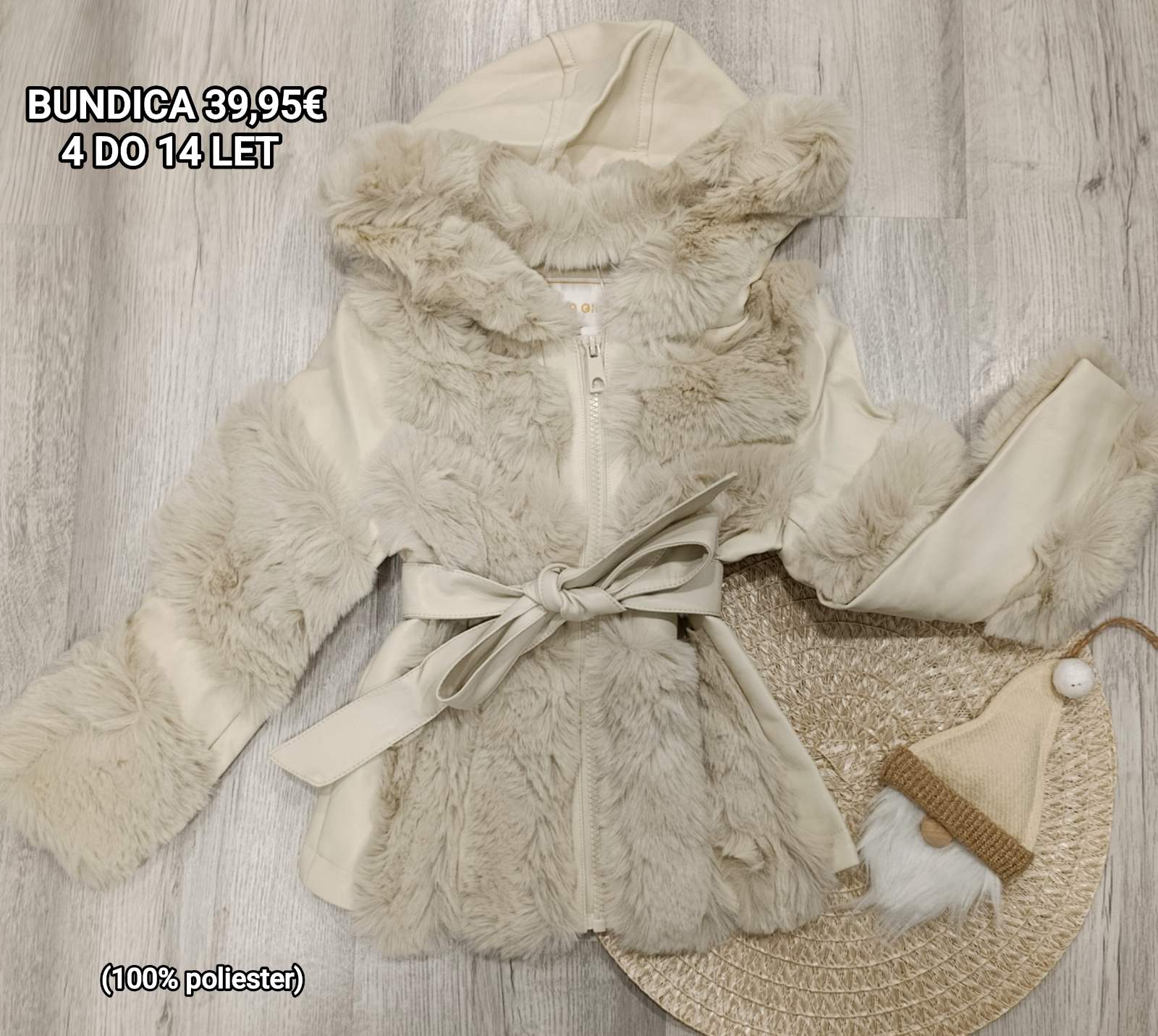 Dekliška zimska bunda 4-14 let